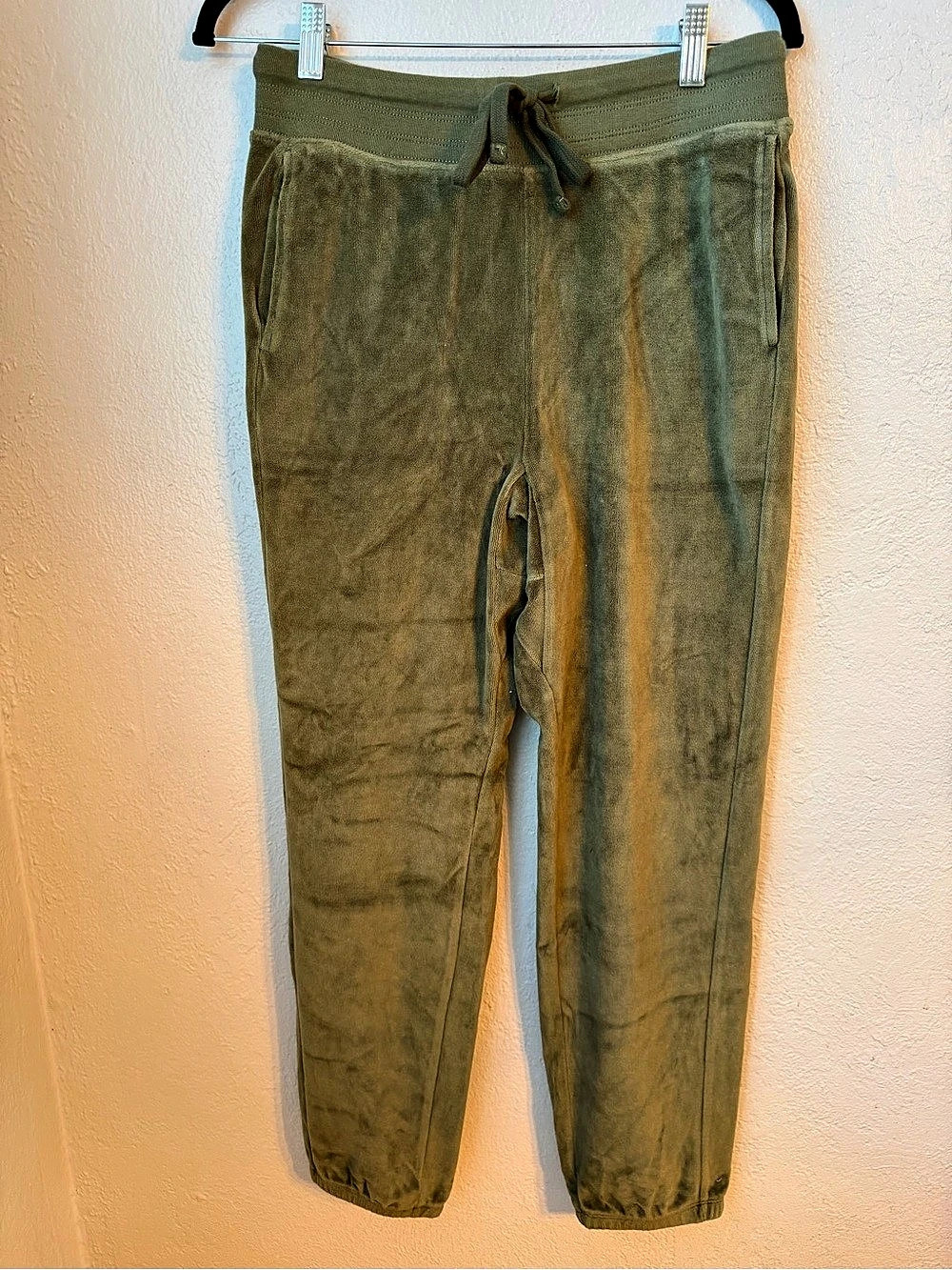 235~ NWT Unsubscribed Jogger Velour Jogger Pants in Green Size Medium